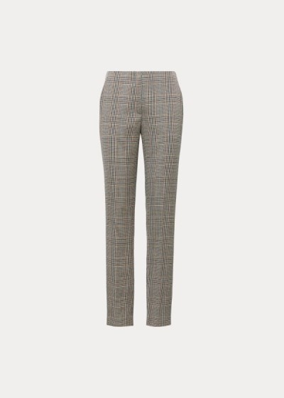 Pantalones Ralph Lauren Mujer Multicolor - Simone Glen Plaid Wool - NIGHW8691